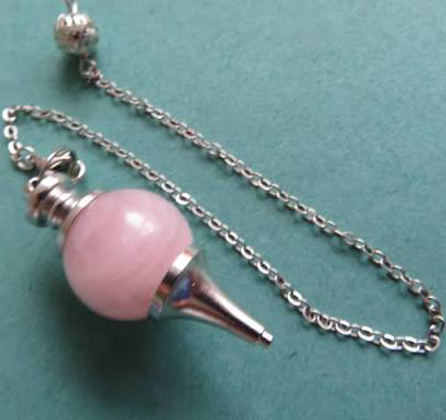Rose Quartz Ball Pendulum