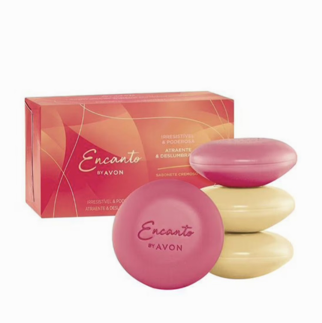 Sabonete Cremoso Irresistível Poderosa e Atraente Deslumbrante- 4 x 80g