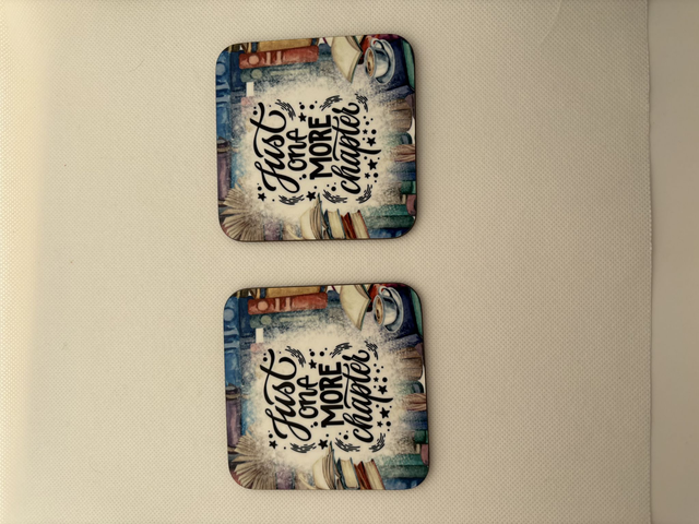 Just One More Chapter Coaster