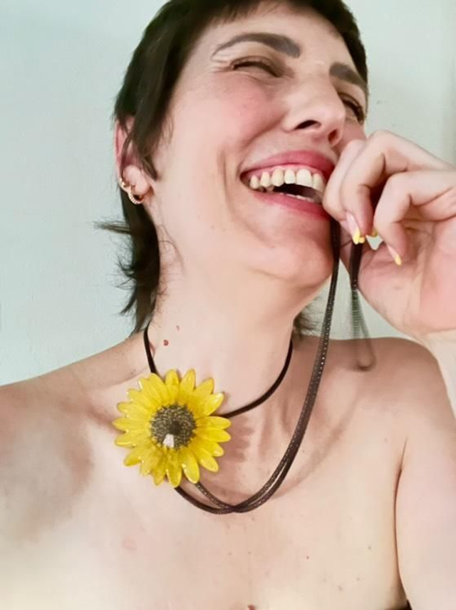 Corbata de bolo Girasol