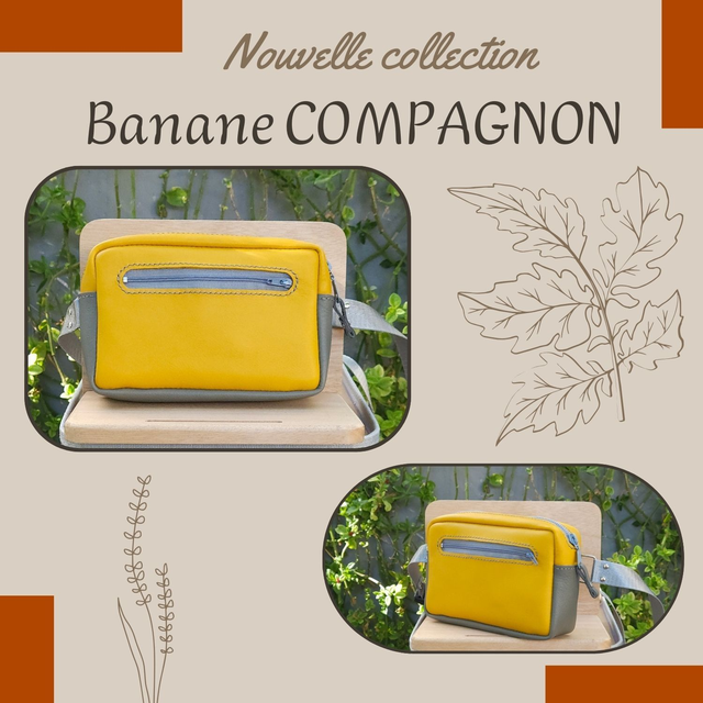 Sacoche Banane Compagnon - Jaune