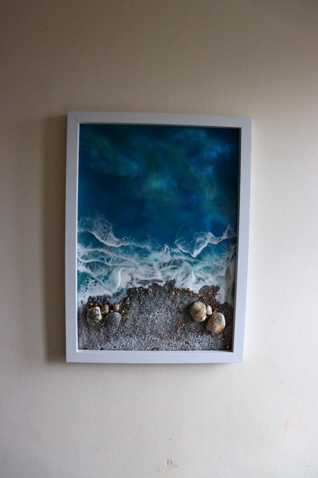 Beach Resin Art