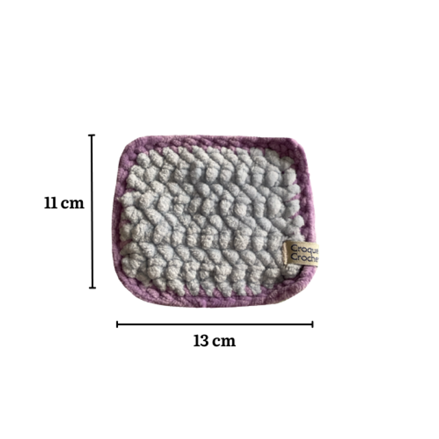 Sous-verre en chenille