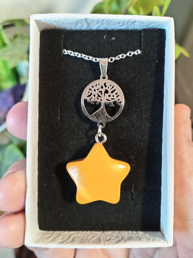 Mookaite Star Necklace