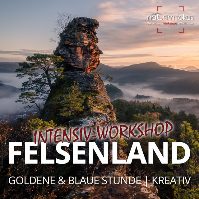 6-Intensiv-Workshop Felsenland – Landschaftsfotografie – 26.-27.10.2026