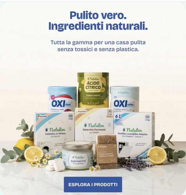 Prodotti Naturali per la pulizia della casa