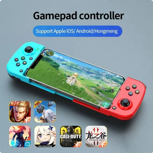 Gamepad para celulares Android / iPhone compatible también con PS3 PS4  - Rojo Azul