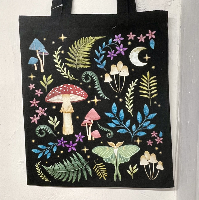 Magical Dark Forest Tote Bag