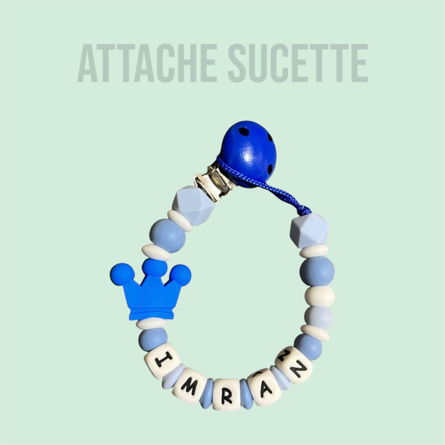 Attache sucette Personnalisée