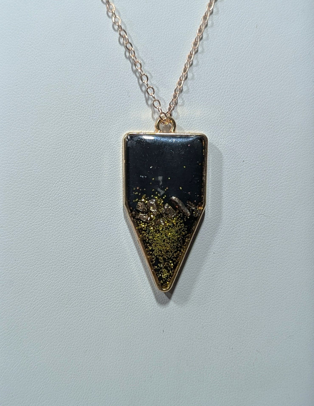Pendentif Black and gold
