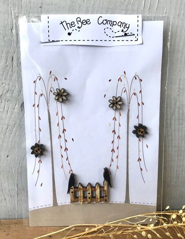 sachet de boutons Corbeaux et barrière TB7A-S