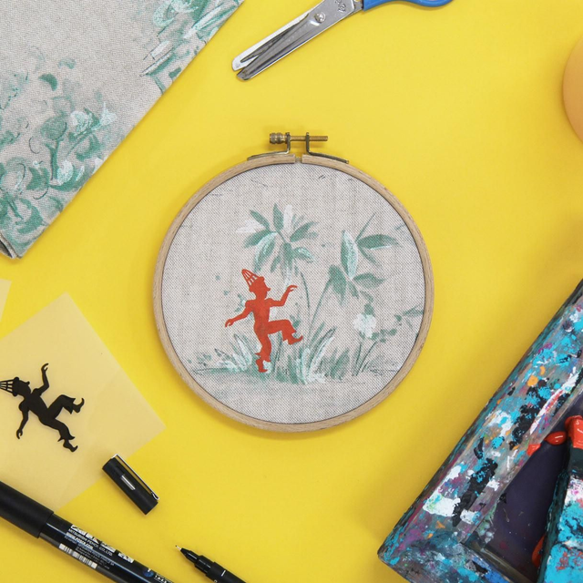 Atelier 6 ans et plus - Toile de jouy en sérigraphie