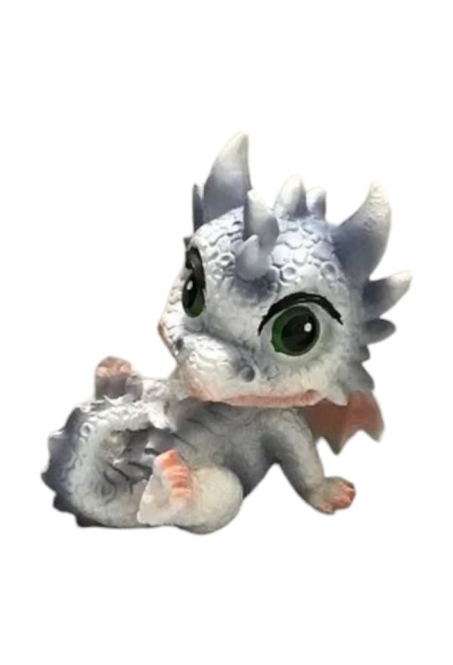 Deko Drachenbaby Sweet white