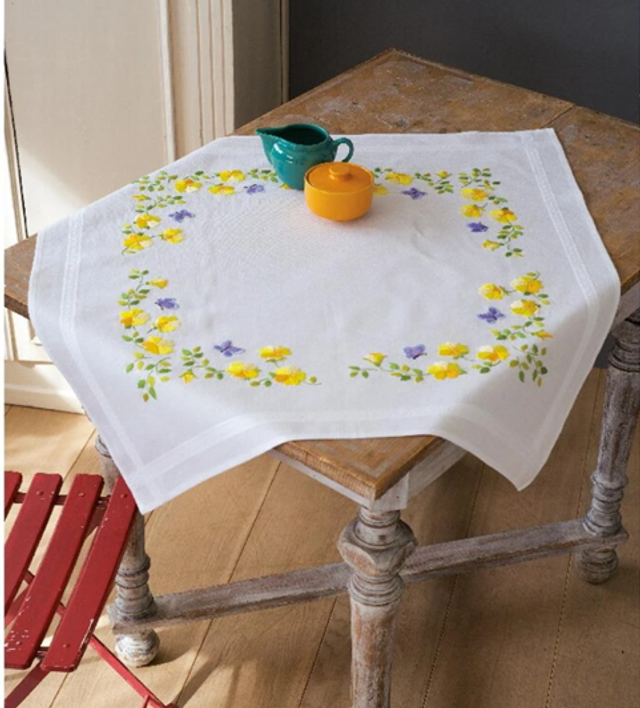 Tischdecke Frühlingsblumen