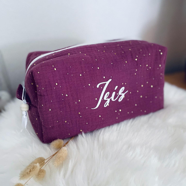 Trousse de toilette pimiz personnalisée 