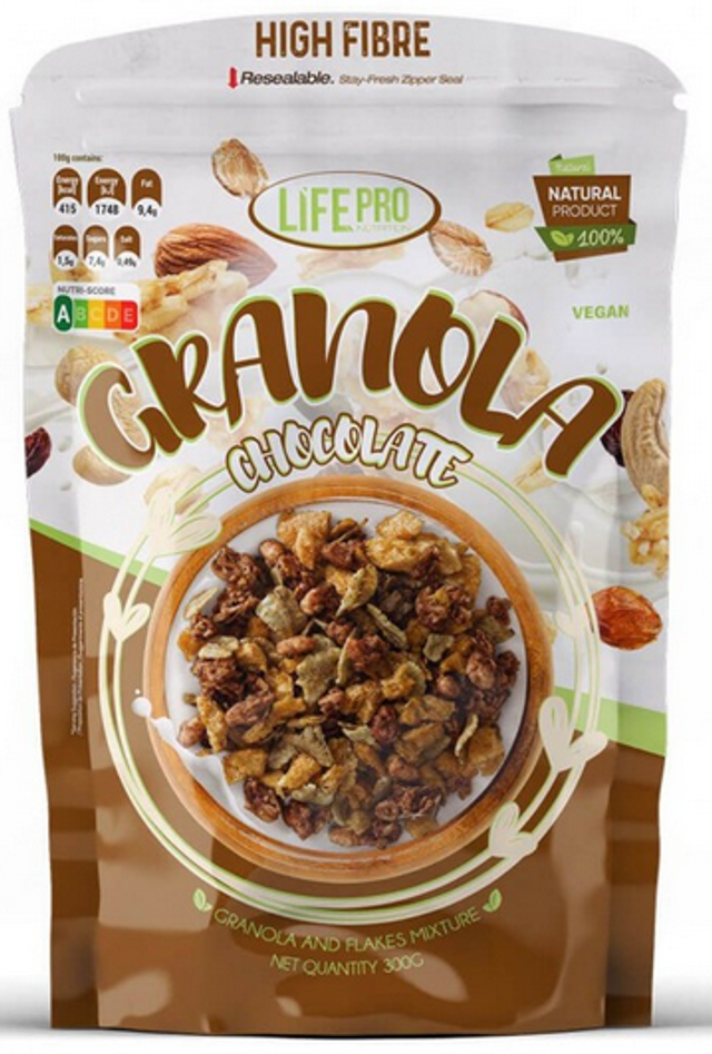 Granola chocola Vegan LIFE PRO 300g