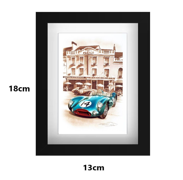 Small Framed Postcard DBR1