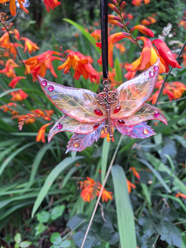 Collier clef féérique 