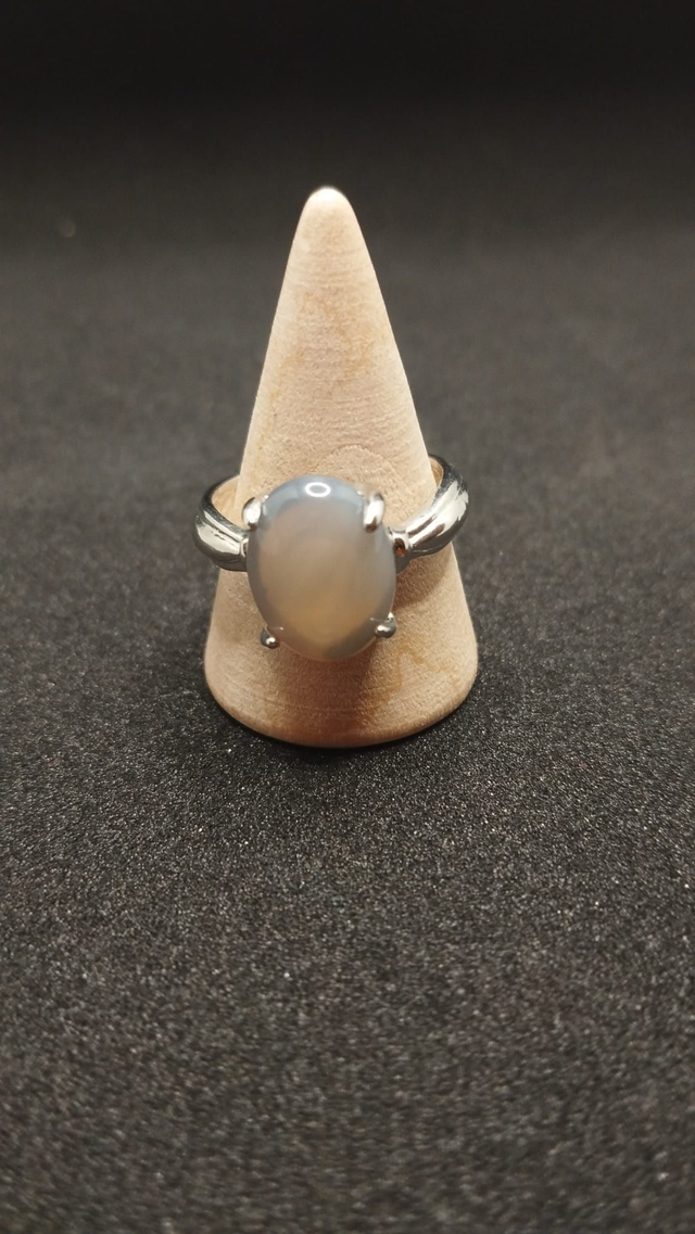 Bague en quartz fumé