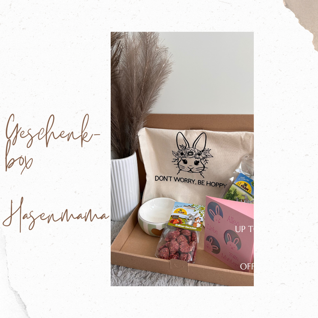 Geschenkbox "Hasenmama"
