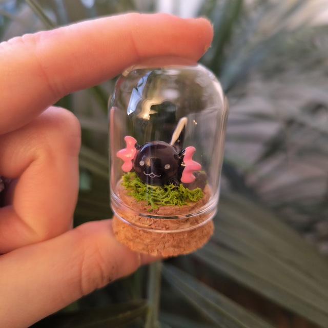 Toup'tit protecteur - Axolotl noir