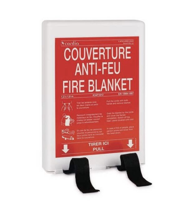 Couverture anti-feu 1x1m