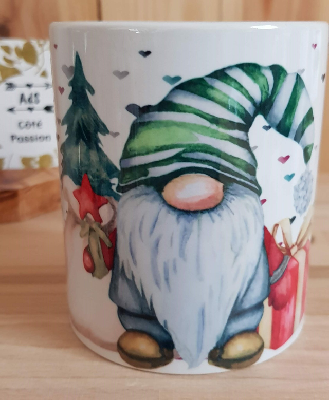 Mug - Lutin cœurs colorés (11n)