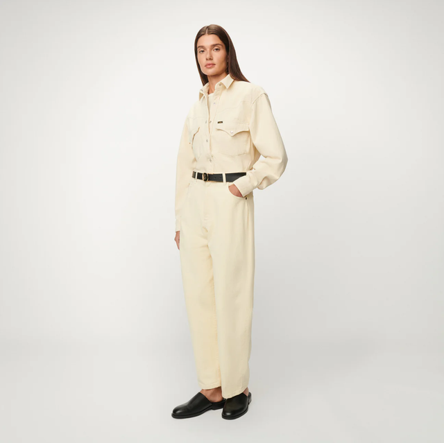 Lois Jeans Globe - High Rise Wide Fit Ecru