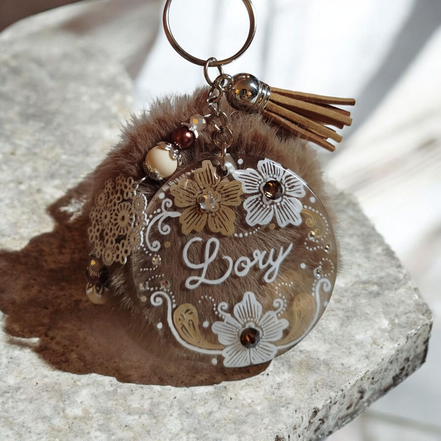 Bijou de sac personnalisé dessiné à la main