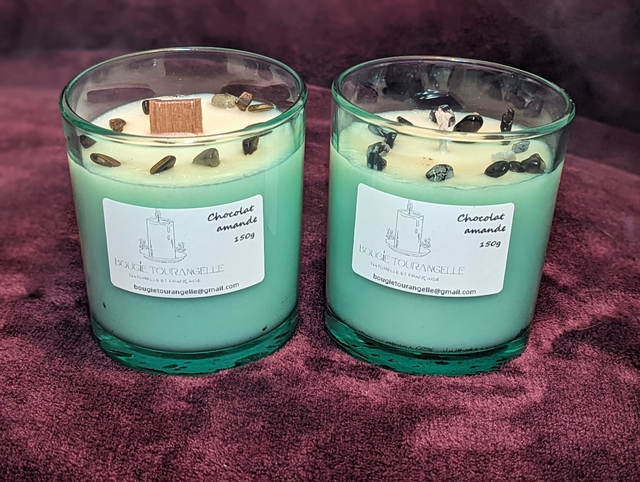 Bougie personnalisée en verre 150g