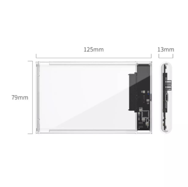 Case Hd Externo 2.5 Notebook Usb 3.0 Ps4 Xbox One Pc 6gops