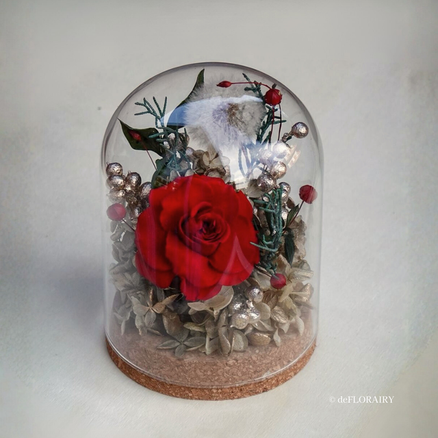 Love &amp; Wishes | Preserved Flower Glass Dome | Next-Day Flower Delivery in Bristol | UK-Wide Delivery