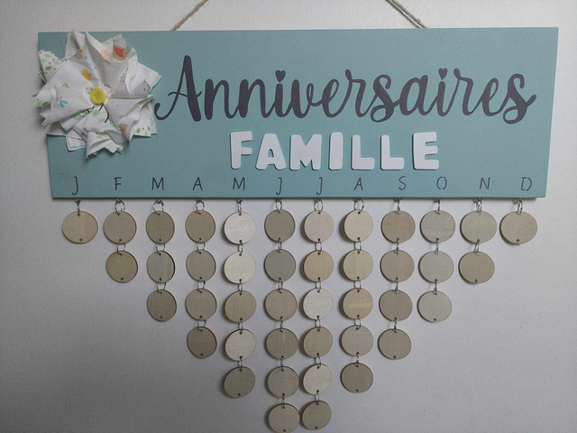 Calendrier des Anniversaires