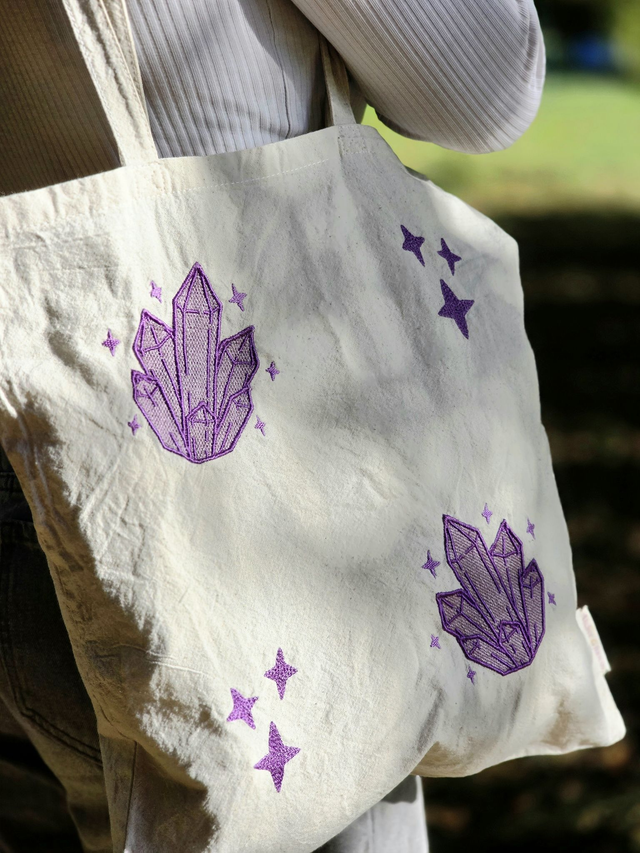 Tote bag - Reflets cristallins