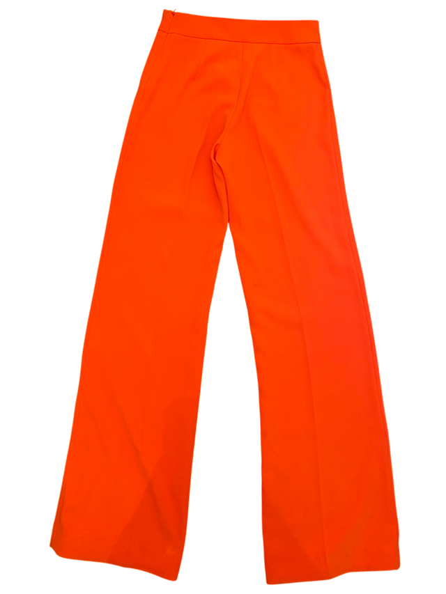 Pantalon tailleur orange