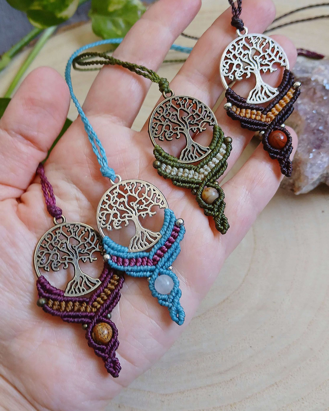 Colares Personalizáveis Árvore da Vida 