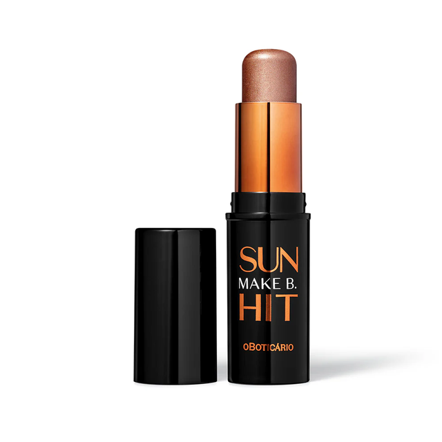 Make B. Iluminador Facial em Stick SUN HIT cor bronze