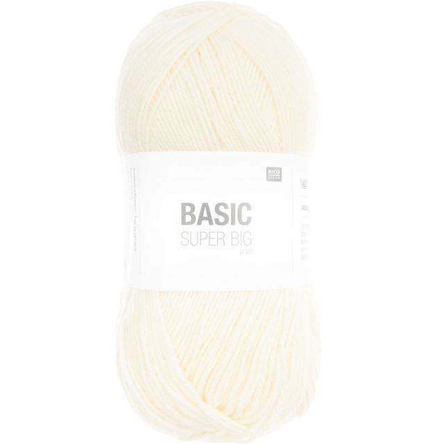 Rico Design Basic Super Big Aran kleur 1