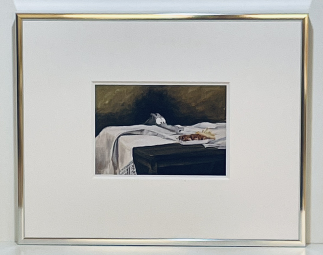 Zarte Versuchung - Otto Waalkes Kunstpostkarte gerahmt 