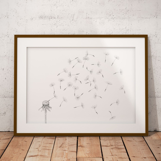 Dandelion Wishes Art Print