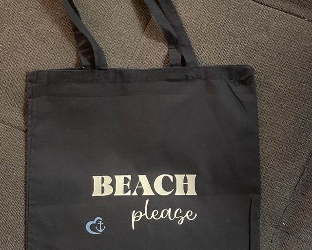 Tote bag Beach 