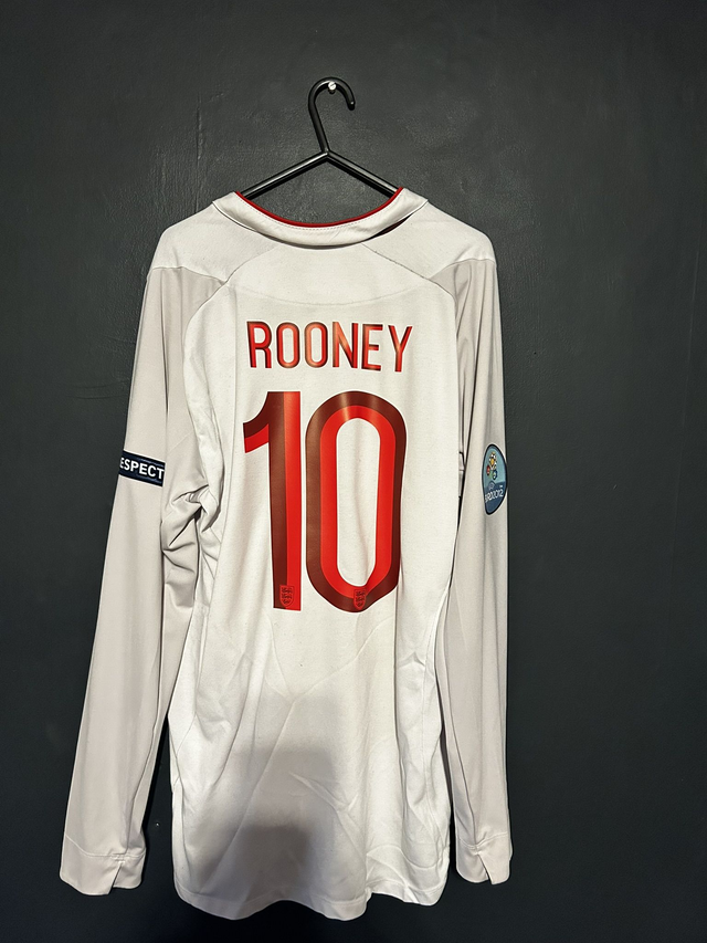 (XL) England 2012 Home L/S / ROONEY 10