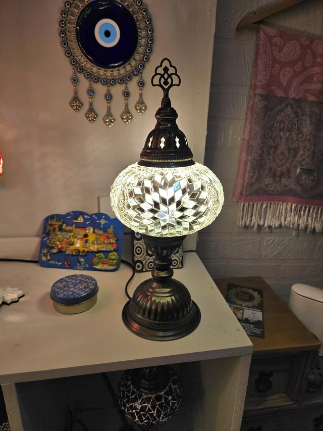 Large Mosaic Table Lamp