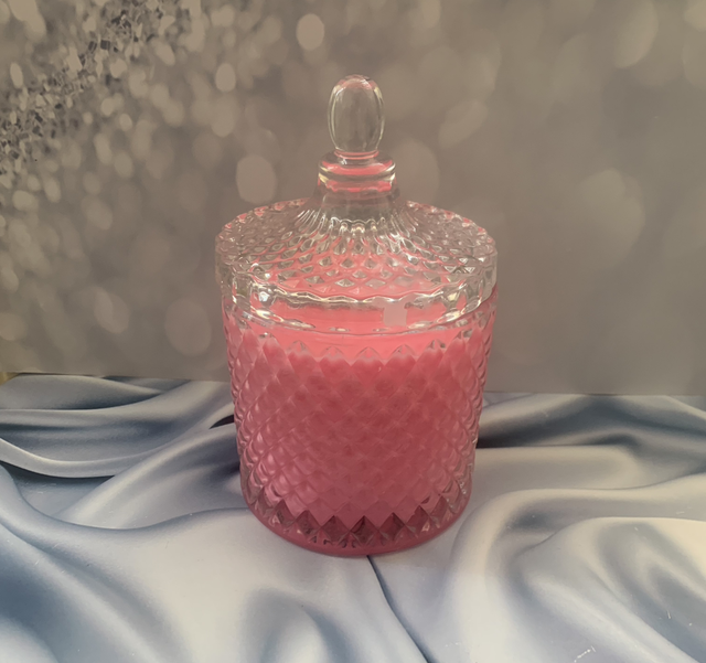 Large Glass Candle - Cosy Cardigan 