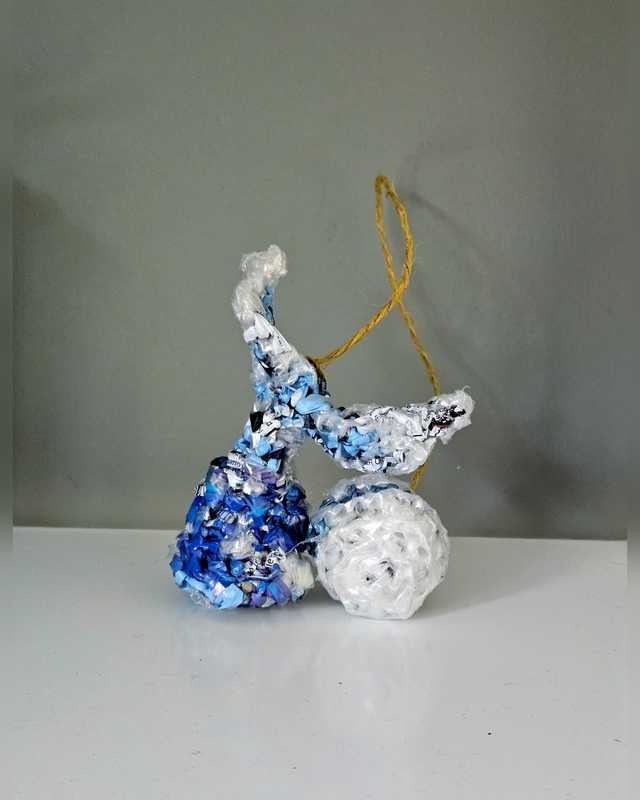 Jasmine Scent Ball Whale Tail Car Air Refresher Hanging Wall Decor ECO Handmade