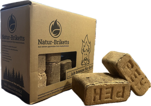 Briketts aus eigener Herstellung