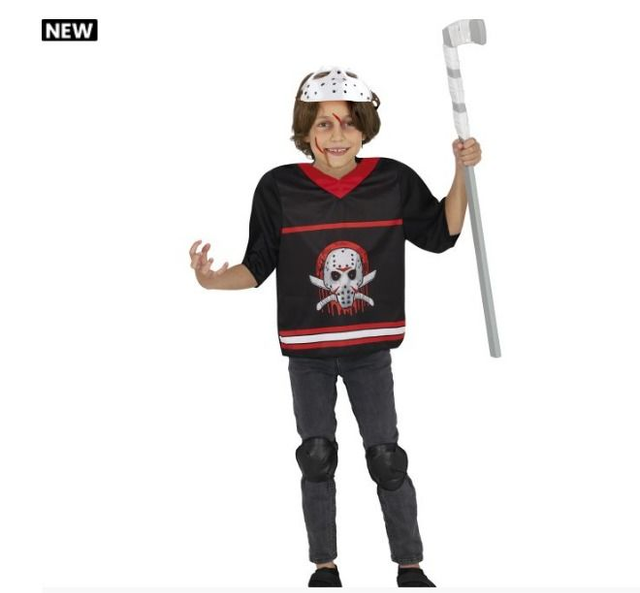 halloween ,  78336  ASSASSINO DA HOCKEY, PER BAMBINI, 7 - 9  ANNI 