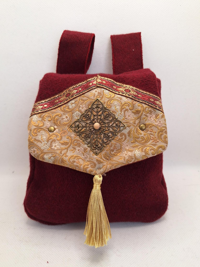 Escarcelle en tissu Rouge