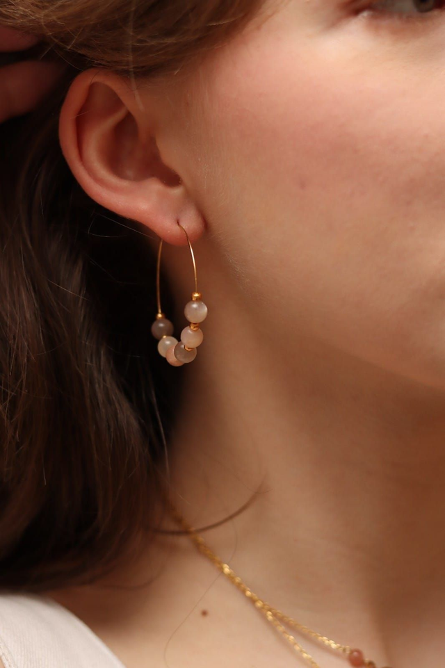 Créoles Adrasteia - Pierre de lune