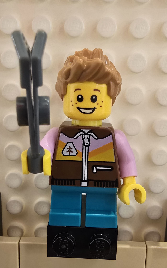 LEGO cty1637 Junge mit Schneeschuhen Minifigur